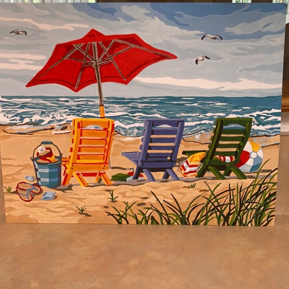 Beautiful Acrylic painting ☀️⛱